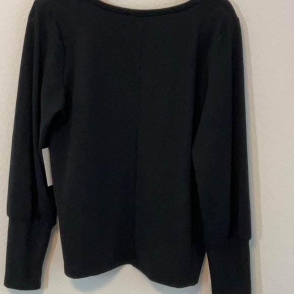 Eloquii Long Sleeve Top Black 14/16 - Picture 4 of 10